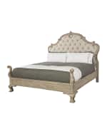 Image 4 of 6: Bernhardt Campania Tufted King Bed