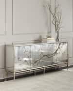 Image 3 of 4: John-Richard Collection Falling Branch Eglomise Console