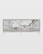 Image 1 of 4: John-Richard Collection Falling Branch Eglomise Console