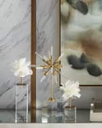 Image 3 of 3: John-Richard Collection Tall Selenite Blossom on Stand