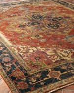 Image 1 of 3: Exquisite Rugs Washed Serapi Rug, 4' x 6'