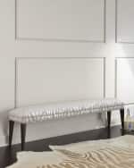 Image 4 of 5: Haute House Gizela Bench 70"