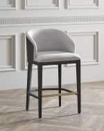 Image 1 of 3: Hooker Furniture Laurie Upholstered Barstool