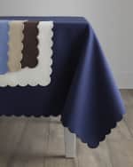 Image 2 of 2: Matouk Savannah Tablecloth, 70" Round
