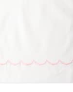 Image 2 of 2: Matouk Scallops Embroidered Duvet Cover, TWIN