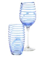 Image 2 of 7: Neiman Marcus Spiral Wine Glasses, Set of 4