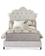 Image 2 of 2: Haute House Arabella Tufted California King Bed