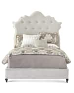 Image 1 of 2: Haute House Arabella Tufted California King Bed