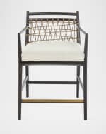 Image 2 of 4: Palecek Pratt Counter Stool 24”