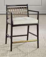 Image 1 of 4: Palecek Pratt Counter Stool 24”