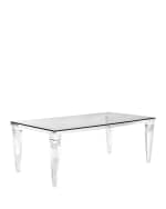 Image 3 of 4: Interlude Home Christelle Acrylic Dining Table