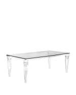 Image 4 of 4: Interlude Home Christelle Acrylic Dining Table