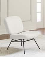 Image 1 of 2: Four Hands Astor Faux-Fur Accent Chair