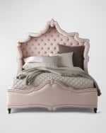 Image 1 of 2: Haute House Blush Antoinette King Bed