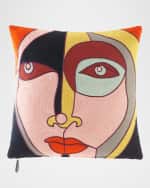 Image 1 of 2: Global Views Paloma Pillow, 20"Sq.