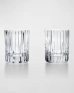 Image 1 of 2: Baccarat Harmonie Crystal Triple Old Fashion Tumblers, Set of 2