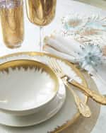 Image 2 of 3: Wallace Silversmiths 65-Piece Gold-Plated Grand Duchess Flatware Service