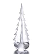 Image 1 of 2: Simon Pearce Snowy Branches Glass Tree - 16"