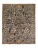 Image 3 of 3: Exquisite Rugs Amata Hand-Knotted Rug, 9' x 12'