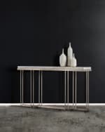 Image 2 of 3: Hooker Furniture Georgina Onyx Top Console Table