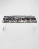 Image 2 of 3: Massoud Kofi Hair On Hide Bench, 60"