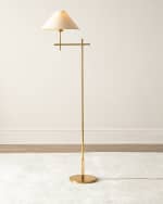 Image 3 of 3: Visual Comfort Signature Gold Floor Lamp By J Randall Powers