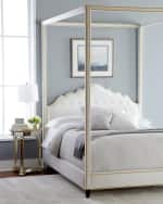 Image 1 of 6: Haute House Athena Queen Canopy Bed