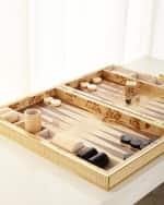 Image 1 of 2: AERIN Cane Backgammon Set