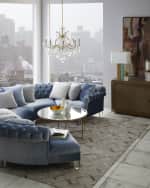 Image 2 of 3: Haute House Varianne Curved Sectional Sofa