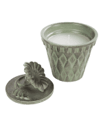 Image 2 of 3: MacKenzie-Childs Morning Glory Citronella Candle