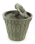 Image 1 of 3: MacKenzie-Childs Morning Glory Citronella Candle