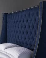 Image 4 of 6: Massoud Kniles Tufted Queen Bed
