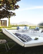 Image 2 of 3: Neiman Marcus Avery Neoclassical Outdoor Double Chaise