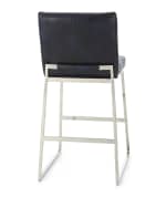 Image 5 of 5: Massoud Adrift Leather Bar Stool, 31" 