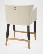 Image 4 of 5: Peninsula Home Collection Stormi Upholstered Bar Stool, 30"