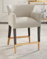 Image 1 of 5: Peninsula Home Collection Stormi Upholstered Bar Stool, 30"