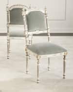 Image 2 of 5: Peninsula Home Collection Angelette Velvet Dining Side Chair