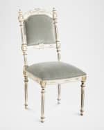 Image 1 of 5: Peninsula Home Collection Angelette Velvet Dining Side Chair