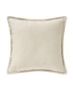 Image 2 of 4: Waterford Lancaster Square Decorative Pillow, 14"Sq.