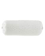 Image 1 of 2: Dian Austin Couture Home Wedding Bliss Rhinestone Neck Roll Pillow
