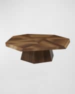 Image 2 of 3: Four Hands Yukas Wood Coffee Table