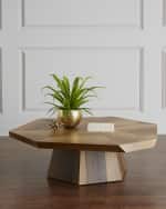 Image 1 of 3: Four Hands Yukas Wood Coffee Table