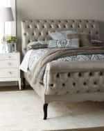 Image 1 of 2: Haute House Duncan Fife Leather King Bed