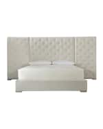 Image 2 of 4: Universal Furniture Parigi Tufted California King Bed with Panels