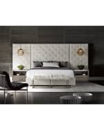 Image 1 of 4: Universal Furniture Parigi Tufted California King Bed with Panels