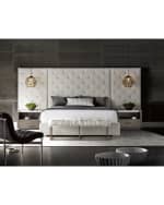 Image 1 of 2: Universal Furniture Parigi Tufted King Bed with Panels