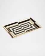 Image 3 of 3: Jonathan Adler Op Art Rectangle Tray