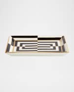 Image 1 of 3: Jonathan Adler Op Art Rectangle Tray