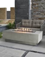 Image 1 of 2: Elementi Granville Outdoor Fire Pit Table with Propane Gas Assembly