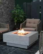 Image 1 of 2: Elementi Manhattan Outdoor Fire Pit Table with Propane Gas Assembly